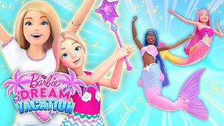 Barbie amp Her Sisters Become Mermaids  Barbie Dream Vacation  Ep 2 [upl. by Adebayo]