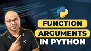 33 Python Tutorial for Beginners  Function Arguments in Python [upl. by Naujled611]