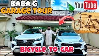 Garage Tour Of Chef Rizwan Full Cars Collection  🚲 Bicycle To Car 🚘  BaBa Food RRC [upl. by Subak]