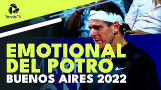 Juan Martin del Potro Breaks Down In Tears In Potential Final Match ♥️  Argentina Open 2022 [upl. by Ed]