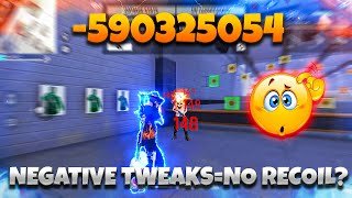 Negative Tweaks VS Normal Tweaks Free Fire [upl. by Suoinuj]