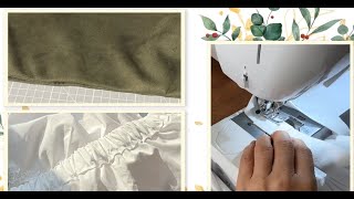 2 Easy Methods to Sew elastic waistband2 einfache Methoden um ein elastischer Rockbund zu nähen [upl. by Barnet]