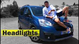 🔧Headlight bulb Citroën Berlingo 2017 How to change [upl. by Olsewski]