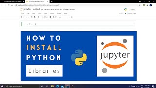 How to Install Python Libraries in Jupyter Notebook  Install Numpy in Jupyter Notebook [upl. by Akim]