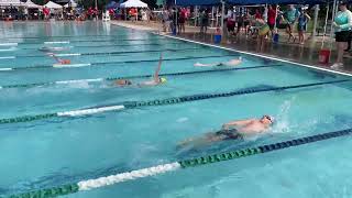 Swim Meet May 25 2024  Benji 50 Back [upl. by Epul443]