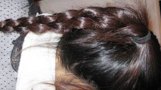 4Strand 3D Round Chain Braid Hairstyle Hair Tutorial [upl. by Yvi]