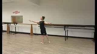 Arabesques ballet tutorial beginner level [upl. by Elephus]