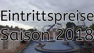 Eintrittspreise für Saison 2018 im EUROPA PARK bekannt [upl. by Delano33]