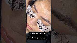 Removing Lashes lashes remove removal lashextentions [upl. by Reyotal640]