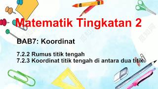 Part 4 Matematik Tingkatan 2 Bab7 Koordinat [upl. by Fisch]