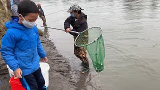 Washington State Smelt dipnetting fishing [upl. by Ahkos]