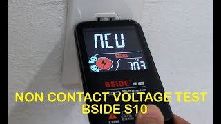 BSIDE S10 Smart Meter  Multimeter Review Part 2  Non Contact Voltage Detect [upl. by Annet]