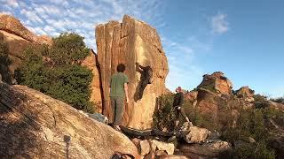 Rocklands Bouldering Zanzibar 7aV6 [upl. by Enyaht]