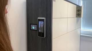 Biometric locker access Metra Smart Locker System [upl. by Reilamag]