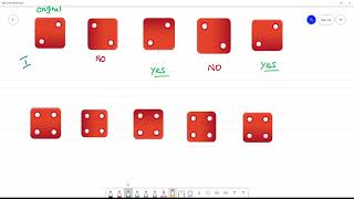 6 TN Maths Term III 4SYMMETRY Exercise 41 9 A standard die has six faces [upl. by Milli]