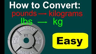 Converting lbs to kg lbs to kg conversion Conversions of pounds to kilograms [upl. by Henke]