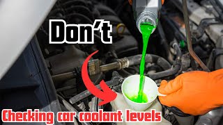 how to check coolant level in car  coolant in car 🚘 [upl. by Cissy]