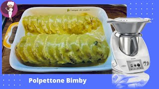 Ricetta polpettone al basilico con vellutata di Piselli Bimby [upl. by Kesia]