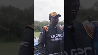 President Ruto First experience in a WRC Ford Puma Rally1 Car 🤣 youtubemadeforyou mambonilivewithg [upl. by Nica]