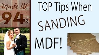 Sanding MDF  Do I really need to do it when Painting [upl. by Celisse672]