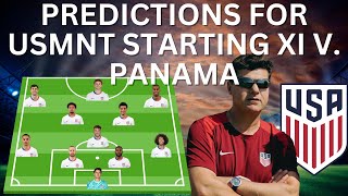 Predicting The USMNT Starting XI v Panama [upl. by Ntsuj]