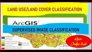 Supervised Classification of LANDSAT  Landuse and landcover mapping in ArcGIS  LULC Map ArcGIS [upl. by Buttaro27]