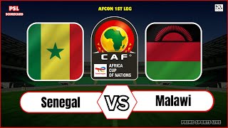 Malawi vs Senegal  Africa Cup of Nations 2024  CAF AFCON  Football Live Score Update today [upl. by Artenal]