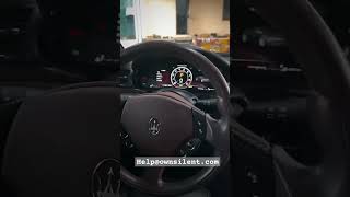 Maserati GT LCD air conditionerAndroid big screenLCD instrument Helpownsilentcom [upl. by Schinica]