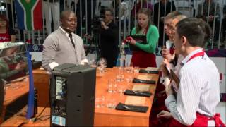 2013 World Barista Championship Round 1  Lovejoy Chirambasukwa South Africa [upl. by Dauf60]