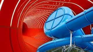 StuBay Telfes  Cone Slide Colorful Funnel Ride Onride [upl. by Idoux]