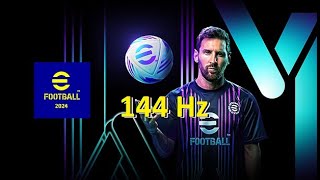 eFootball™ 2024 version 3000 FPS limit unlock limitless 360Hz 240Hz 200Hz 144Hz vs [upl. by Leitman]