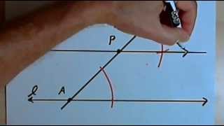 Constructing a Parallel Line Through a Given Point 128221 [upl. by Quinlan]