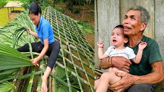 FULL VIDEO Procedure building a new kitchen with bamboo land  Harvest melons pumpkins to sell [upl. by Anaib827]