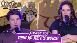 WHAT IS HAPPENING  Code Geass Newlyweds Reaction  Ep 2x15 “Turn 15 The Cs World” [upl. by Nylime429]