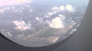 Emirates A380 flying over Don Muang Airport Bangkok [upl. by Idell777]