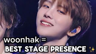 BOYNEXTDOOR woonhaks stage presence compilation [upl. by Esmaria]