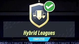 FIFA 22 HYBRID LEAGUES SBC CHEAPEST METHOD FIFA 22 ULTIMATE TEAM [upl. by Natka8]