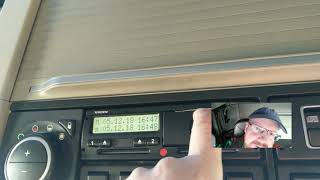 How to do a digital tachograph manual entry [upl. by Irehc570]