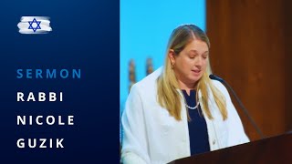 quotSinai Temple Stands with Israelquot  Sermon by Rabbi Nicole Guzik [upl. by Michi]