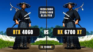 RTX 4060 vs RX 6700 XT  i5 12400F  1080P 1440P amp DLSSFSR  Test in 11 Games [upl. by Slerahc]