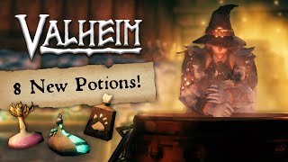 I Tested Every New Bog Witch Potion in Valheim [upl. by Ettenor]