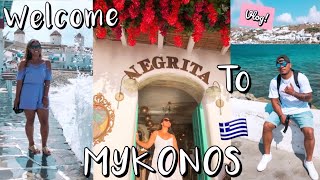 VLOG 5 WELCOME TO MYKONOS 😍🇬🇷  NOTRE BOAT TRIP DANS LES CYCLADES  GRÈCE  ELDYSHOUU NC [upl. by Anyad]