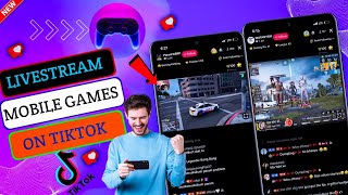 How to live Stream mobile games on TikTok  TikTok Gaming Livestream 2024 [upl. by Sabir]