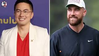 Bowen Yang Exchanges DMs With Travis Kelce Calls Him His ’Straight Male Friend for Life’ [upl. by Quartus]