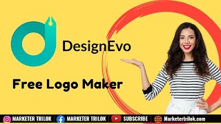 DesignEvo Tutorial Free online Logo Maker  Create Customized logo In Hindi [upl. by Box604]