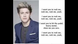 Nialls Solos in Take Me Home Lyrics on screen [upl. by Nosak]