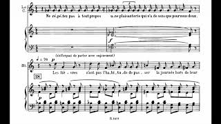 F Poulenc Dialogues des Carmélites  Act 1 with score [upl. by Adolph]