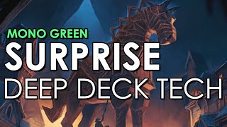 Mono Green Smugglers Surprise in OTJ Standard  Deep Dive Deck Tech  Magic the Gathering [upl. by Ntsud]