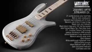 Warwick Custom Shop Masterbuilt  Jamareo Artis Streamer CV White Seethrough [upl. by Torey568]