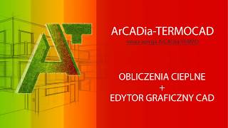 ArCADiaTERMO zmienia się ArCADiaTERMOCAD 7 [upl. by Riegel]